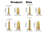 380 Pcs Self-Drilling Wall Anchors and Screw Kit Drywall Fixing Anchors Repair Tools Fasteners for V1237-MS-626-433