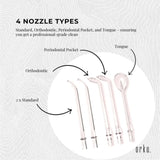 Mini Water Flosser Rechargeable Cordless Cleaner - Travel Oral Irrigator White V238-SUPDZ-39936989986896