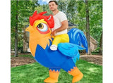 Halloween Inflatable Rooster Costume, Funny Cosplay Halloween Costume for Men Women Birthday V1263-JX-1168