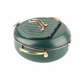 Frying Pot with Thermometer Japanese Stainless Steel Fryer Pan for Induction Cooker Deep Green V1294-YM0718-3118200267111