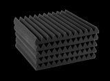 40pcs Studio Acoustic Foam Sound Absorbtion Proofing Panels Tiles Wedge 30X30CM V63-833251