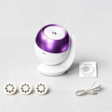 24 Pattern Star Projector Night Light with White Noise and Type C Power - White V1263-JX-8070-2