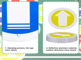 Trail Markers Reflective Marker Pack Bright Marking Reflectors for Hunting Hiking Driveway Camping V1259-DP01-A-1173