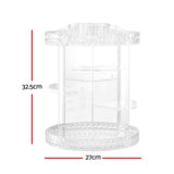Embellir Makeup Case Acrylic Rotating Cosmetic Organizer Storage Display Holder CASE-STAND-PP-6LAYER-TP