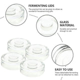 Premium Glass Fermentation Weights for Kimchi and Pickling Lids, Kitchen Use, 4-Piece Set for Home V1192-AZ-W-22450