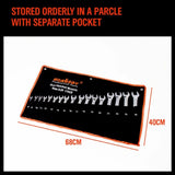 17Pc Ratchet Spanner Set Metric Combination Wrenches Open End Ring CR-V 8-24mm V465-16035158