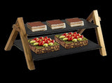 Party 2 Tier Cake Stand Slate Wedding Tiered Serving Stand Afternoon Tea V63-837241