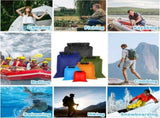 6 Pack Waterproof Dry Bags for Kayaking Fishing and Camping, 1.5 L to 8 L V1237-MS-912-120