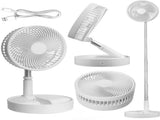 Folding Desk Fan - Adjustable Design - Cordless & Versatile - Foldable Standing Desk Fan V1188-ZXY-10706