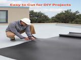 Roll Roofing, 4.57 x 6 m, 45 mil EPDM Rubber Roofing, Long Lifespan & Weather-resistant, Withstands V952-GBJ1520FT000YVF01001V0