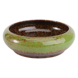 Green Ceramic Flower Pot, Modern Hydroponicer for Indoor and Outdoor Garden Decor, Stylish V1192-AZ-W-25461