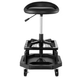 VEVOR Rolling Shop Stool Adjustable Height Garage Seat 136 kg Load with Caster V952-QXGKJXCDDJLGJXPXEV0