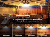 3000LM Black Solar Shed Light with 244 LEDs, Remote Control, 5 Modes, IP65 Waterproof V178-59188