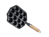 14 Hole Takoyaki Maker Grill Pan Cast Iron Nonstick Octopus Meat Balls Mould Baking Plate for Home V1294-YM0901-3118240108011