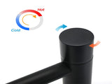 WELS Black 30cm Tall Basin Mixer Vanity Sink Faucet Bubble Tap Laundry 180 Turn V1233-110193PH