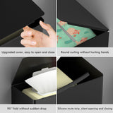 Toilet Paper Holder with Wet Wipe Box Wall Mounted Stainless Steel Paper Holder Toilet Roll Holder V1294-YM0716-10348691