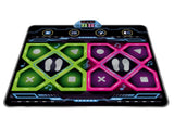 Kids Dual Player Interactive Electronic Dance Mat - Extra Large 105x90cm Anti-Slip Music Game Pad V888-ELOSUNG39913