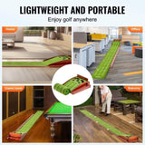 Golf Putting Mat, 5 Hole Indoor Golf Putting Green, Wrinkle-Free Golf Training Aid, Mini Golf Set V952-ZFXKZDHQTGDLXXYSPV0