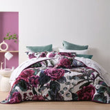 Bianca Abigail Berry Floral Printed Quilted Bedspread Set Queen V442-BCA-BEDSPREAD-ABIGAIL-BERRY-QS