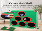 Indoor/Outdoor Golf Hitting Target Game Mat with Stand & Storage Bag - Family Fun Interactive Sports V888-ELOSUNG42441