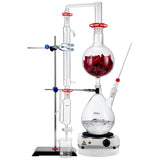 Essential Oil Distillation, 2000ml Distillation Apparatus, 3.3 Boro Lab Glassware Distillation V952-JYTQBLZZJPDJMWNR6V3