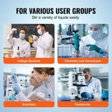 VEVOR Magnetic Stirrer Stir Plate Kit 0-1500 RPM Adjustable Speed Max 22L V952-CLJBJ120LBJR0ICLWV3