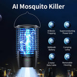 2-in-1 Rechargeable Mosquito Zapper & Camping Lantern - 3600mAh Battery - 2000V Electric Insect V888-ELOSUNG41782