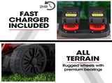 BAUMR-AG 520CX 40V SYNC 17" Cordless Lawn Mower Kit, Fast Charger, 2 x 4Ah Battery, 5 Cutting V219-MOWCLSBM520A