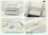 Olive Green Handheld Makeup Organizer - Compact and Portable Cosmetic Storage Case with Multiple V888-ELOSUNG15939