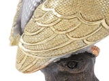 Owl Figurine Statue Resin Owl Sculpture Standing On Stump for Home Porch Patio Lawn Yard Decoration V1294-YM0901-3115240062911