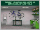 Rolling Garden Tools Storage Rack Long Short Handles Organizer Holders Fits 40 V465-669090