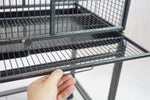 YES4PETS Large Bird Budgie Cage Parrot Aviary Carrier With Stand & Wheel V278-TT07-STAND