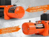 ZESUPER 12V Electric Winch 14500lbs Synthetic Rope Wireless Remote 4X4 4WD Car V211-AUEB-ZEEW007