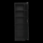 Single-Door Metal Tall Cabinet Shelf Storage for Home Office Gym V63-844451