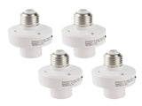 4 Pack Smart Light Socket WiFi Light Adapter App Control Smart Home Voice Control E27 Light V1294-YM0901-HS7021-4