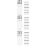 Plastic Test Tubes with Screw Caps Transparent for Candy and Bath Salt Storage V1369-AZ3-W-18069