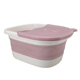 Foot Soaking Tub Foldable Foot Bath Foot Tub Bucket for Children Foot Bath Plastic Wash Bathtub Pink V1294-YM3117220226211-0421