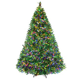 Jingle Jollys Christmas Tree 2.4M Xmas Tree Decoration 8 Light Mode Multi Colour XM-TR-FULL-8FT-MC