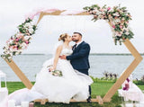 Gorgeous Wedding Arbor Wedding Backdrop Stand Wooden Arch f Garden Wedding Party V767-HQ-XJ124-V1