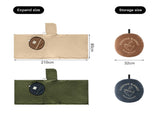 Khaki Cozy 4-in-1 Wearable Fleece Poncho Sleeping Bag - Multifunctional Camping Blanket with V888-ELOSUNG32562