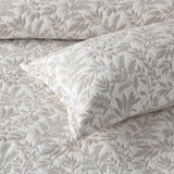 Bianca Ameila Stone Jacquard Quilted Foliage Bedspread Set Single V442-BCA-BEDSPREAD-AMEILA-STONE-SB