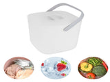 8L Mini Washing Machine Portable USB Powered Ultrasonic Clothes Underwear Laundry WasherWhite V1294-YM0901-3113200188911