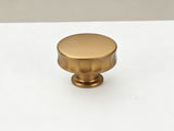 26mm Vertical Fluted Round Single Hole Drawer Knob 6pcs V1221-XM-LB364-GM22
