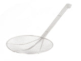 Skimmer Spoon Long Handle Stainless Steel Fine Mesh Wire Strainer Ladle with Hook for Cooking Frying V1294-YM0901-3118240108711