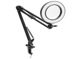 LED 5X Magnifying Lamp with Clamp USB Dimmable Desk Magnifier Light for Reading Embroidery V1294-YM0901-3119200149311