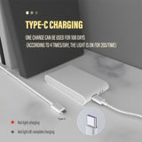 White Black Smart Sensor Night Light USB Charging Night Light Automatic Night Light Ambient V1347-124-BLA-80895