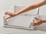 Stackable Storage Basket Plastic Large Open Drawer Wardrobe Cloth Container for Bedroom Living Room V1294-YM0716-3117220101711