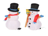 4 FT Christmas Inflatables Snowman Tall Christmas Inflatable Snowman Outdoor Decorations Courtyard V1294-YM0901-3115230112912