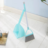 Kids Dustpan Set Soft Fur Plastic Small Broom Dustpan for Baby Kids Toys Kindergarten Green V1294-YM0716-3117220141613