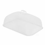 Food Cover Dense Mesh Design 180 Degree Rotatable Simple Iron Food Screen with Handle for Home V1294-YM0715-3118220091514